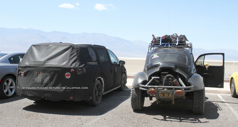 Ours is louder. Test van, Baja Bug, and team mascot Rally Chicken. Photo credit: Stef Schrader